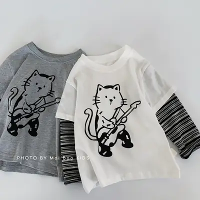 Maibao Boys Cartoon T-Shirt 2026 Spring New