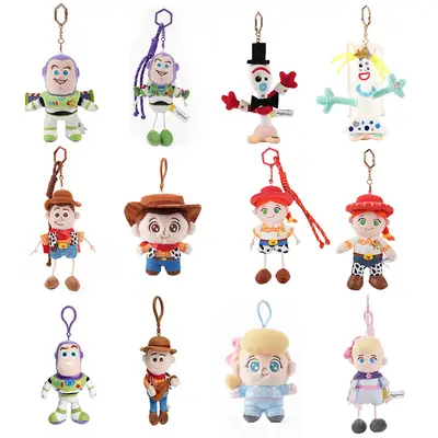 Disney Toy Story Plush Toy Pendant Forky Hug Dragon Ham Pig Woody Buzz Lightyear Doll
