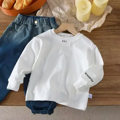 Pink Long Sleeve T-Shirt for Girls Baby Boy