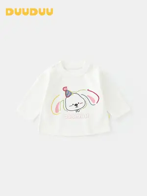 Duuduu Baby Long Sleeve Tops for Boys Autumn 2025