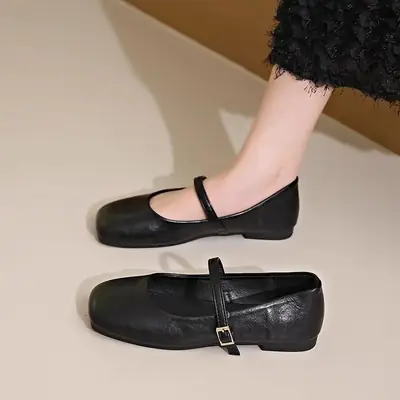 French Square Toe Pumps for Women 2025 New Style