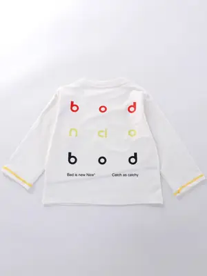 Children's Black Printed Long Sleeve Top with "Bad is New Now" Design