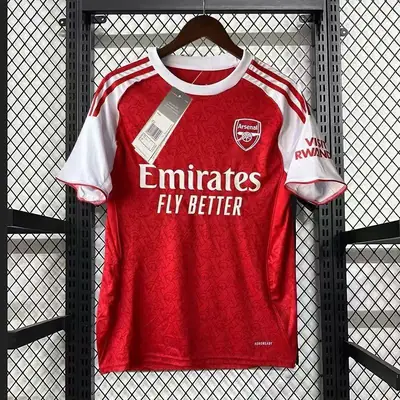 2526 Arsenal Jersey Home Fan Short-Sleeve Edegaard Match Football Uniform Set Men's Breathable Football Shirt