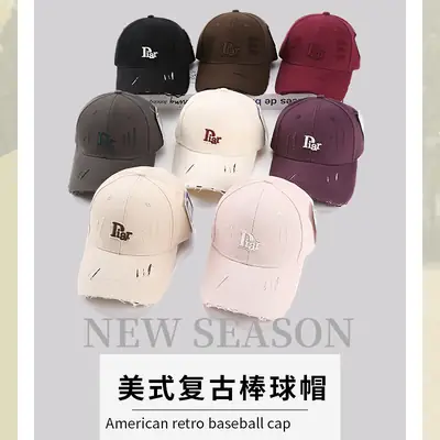 Women's Brown 2025 Baseball Cap with Large Head & Sunshade