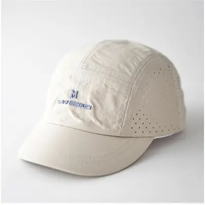 Black Offset Letter Baseball Cap Unisex Quick-Dry Sunshade