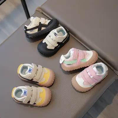 Baby Toddler Shoes Spring & Fall Soft Sole Non-Slip 1-3 Years Old Kidsren Girls Baby Shoes Little Boys Functional Shoes Trendy