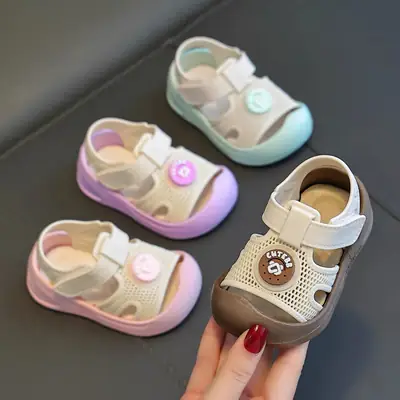 Toddler Shoes 2026 New Model Baby Sandals Non-Slip Summer Infant Shoes Soft Sole Breathable Closed-Toe for Boys and Girls