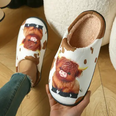 Factory Direct Supply Cross-Border Dachshund Cotton Slippers Home Cartoon Cotton Slippers Home Slippers Room Home Slippers