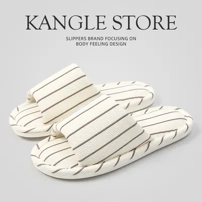 Women's Linen Slipper Indoor Breathable
