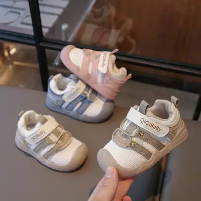 Baby Toddler Shoes for Boys, Spring and Autum Baby Shoes, Soft Sole Non-Slip Shoes for Girls Aged 1 to 3 Years Old, Breathable Functional Shoes for Kidsren