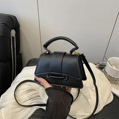 2025 Black Square Handbag for Women