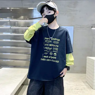 Children's Cool T-Shirt Navy Blue Spring 2026