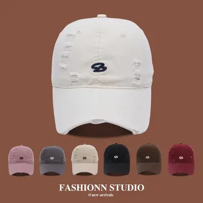 Women's Maroon Duckbill Baseball Cap with Brand Logo