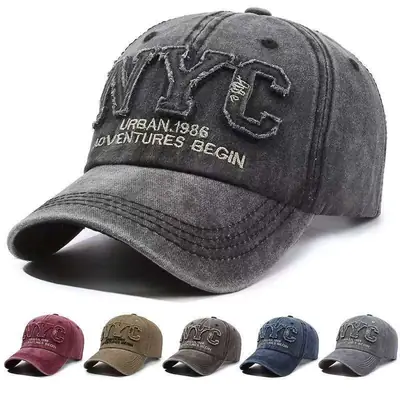 Men's Urban 1968 embroidered cap tan baseball cap