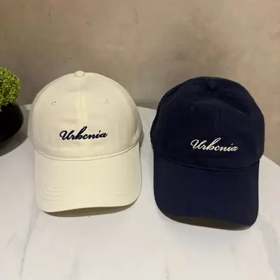 Korean Style Blue Duckbill Cap Women Cotton 2025