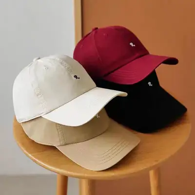 Korean Style Baseball Cap for Women with Embroidered Logo