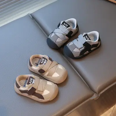 Spring and Autum New Baby Toddler Shoes for Boys and Girls, Functional Shoes, Non-Slip Soft Bottom Baby Shoes, Sports and Casual Shoes
