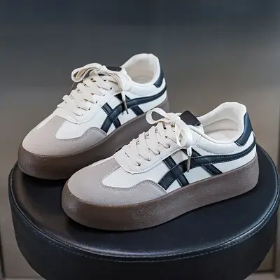 Niche Retro Thick Sole Casual Shoes for Men Women