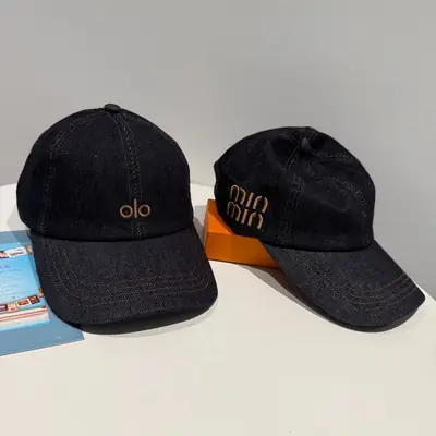 Men & Women Retro Embroidered Denim Caps