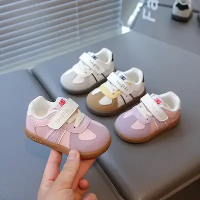 Baby Sneakers Pink Soft Sole Casual Toddler Wear