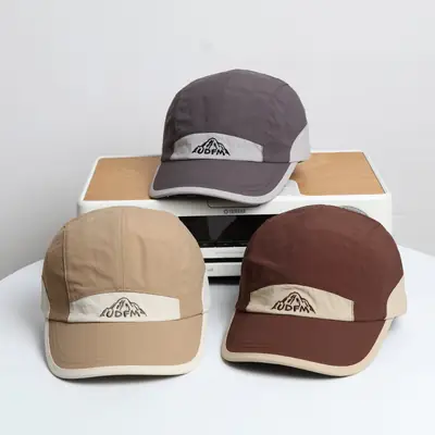 Men's Grey Logo Baseball Cap with Grey Trim