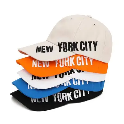 Women's Korean Style New York City Cap Set