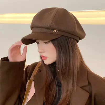 Women Duckbill Beret Autumn Winter Korean Style