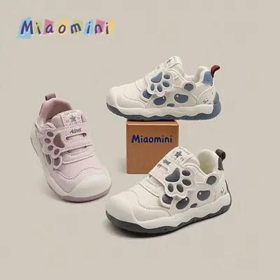 2025 New Autum Kidsren's Sports Shoes 1-3 Years Old Baby Toddler Shoes Soft Sole Boys and Girls Baby Shoes Functional Shoes