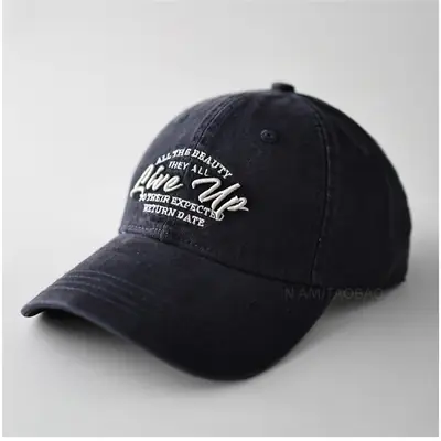 Brown Three-Dimensional Letter Embroidered Baseball Cap