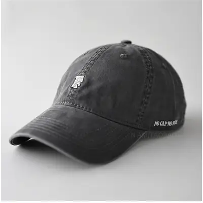 Brown F Embroidered Baseball Cap for Men Women
