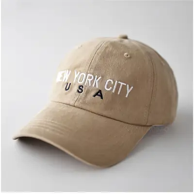 Blue Embroidered Baseball Cap for Men Women Casual Sunshade
