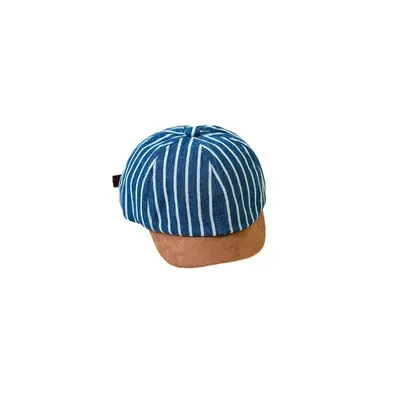 Denim Striped Baby Hats for Kids Spring Autumn Sun Protection