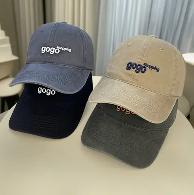 Gogo Embroidered Women Baseball Cap Green All Season
