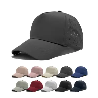 Men Summer Cap Large Brim Breathable Sun Protection
