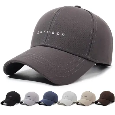 Men's Grey Baseball Cap with "NORRON" Logo