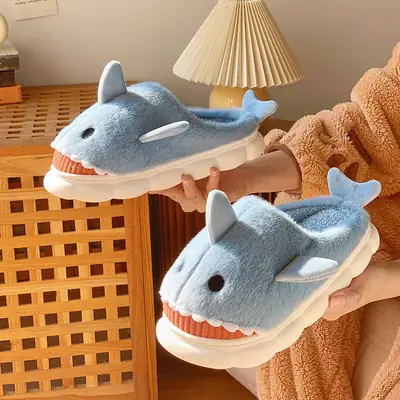 Cute Shark Slippers for Women Winter 2025