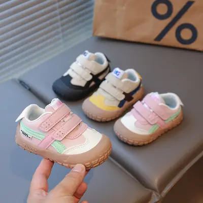 Baby Toddler Shoes Spring & Fall Soft Sole Non-Slip 1-3 Years Old Kidsren Girls Baby Shoes Little Boys Functional Shoes Trendy