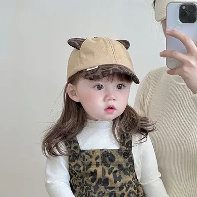 Kids Baseball Caps Warm Windproof Korean Style