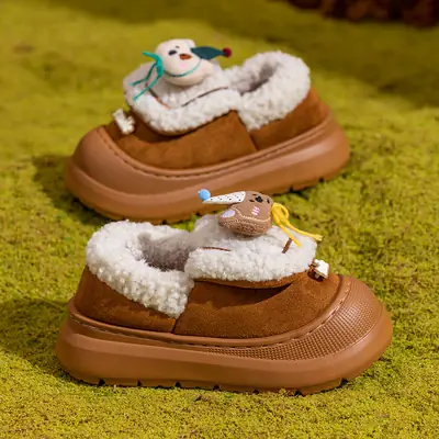 Women Cartoon Warm Cotton Slippers Autumn Winter
