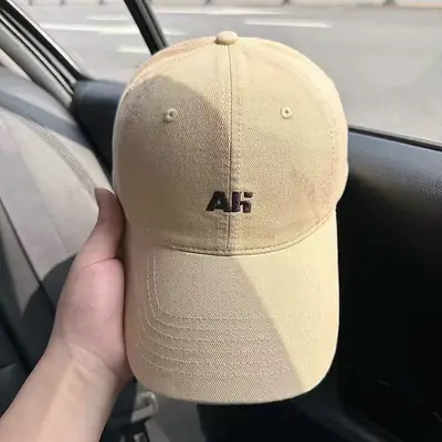 Men's Brown AK Embroidered Baseball Cap