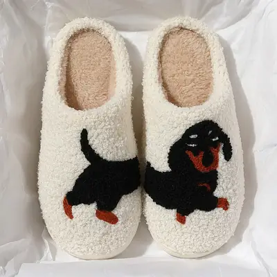 Cute Cartoon Cotton Slippers Winter Warm for Women