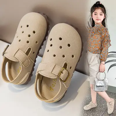 Children's Croc Shoes 2025 Spring and Summer New Boys Soft Soled Sandals Girls Baby Shoes Baby Toddler Shoes Sandals