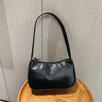 Black French Style Phone Bag for Women
