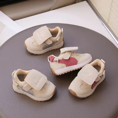 Girls Baby Toddler Shoes Kidsren's Mesh Shoes 2025 Summer New Boys' Shoes Baby Sports Shoes Girls' Flats