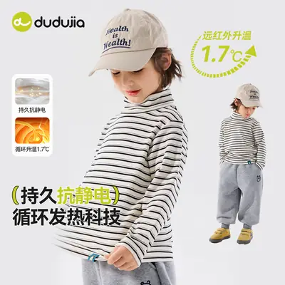 Winter Long Sleeve T-Shirt for Boys Girls Warm & Soft