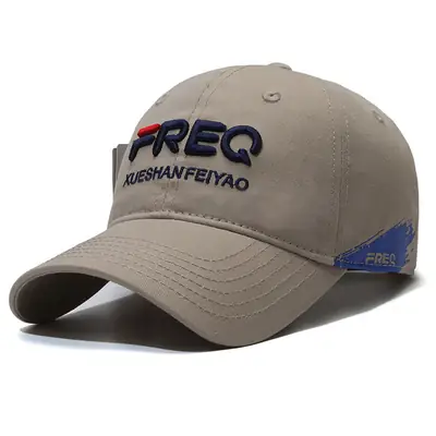 Men's FREQ Baseball Cap Navy with Embroidered Logo