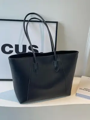 Black Large Capacity Cross-Border Tote Bag