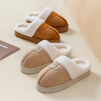 Women's Winter Fluffy Slippers Warm Non-Slip