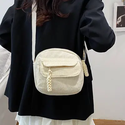 Korean Crossbody Bag Women Casual Trendy Beige