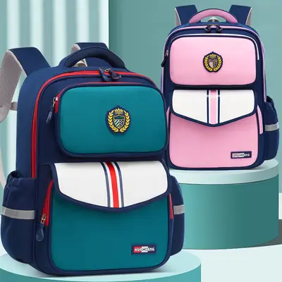 2025 New Kidsren's Spine Protection Schoolbag, Primary School Boy's Large-Capacity Backpack, Girl's Burden Reduction 1-6 Grade